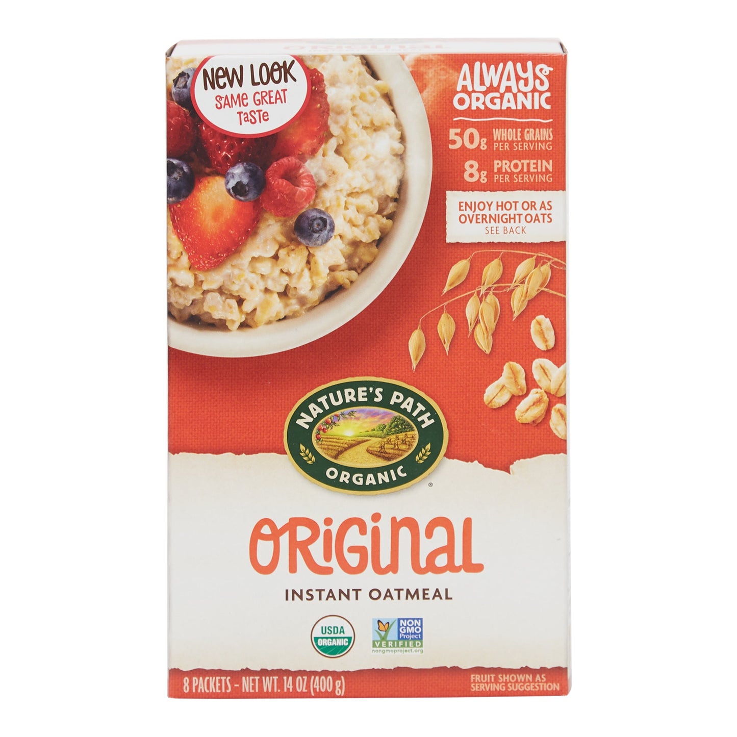 Nature's Path Hot Oatmeal Original Sugar Free; 14 Ounces; 6 Per Case - High Mart Wholesale
