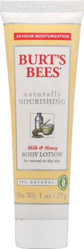 Burt's Bees Body Lotion Milk & Honey; 1 Fluid Ounces; 12 Per Box; 6 Per Case - High Mart Wholesale