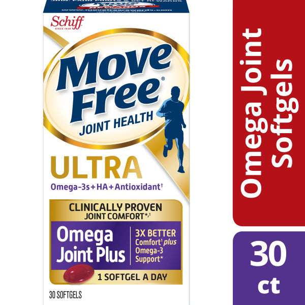 Move Free Ultra Omega Softgels; 30 Each; 3 Per Box; 4 Per Case