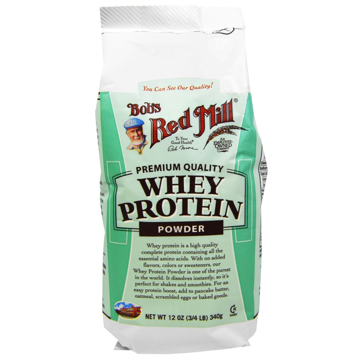 Bob's Red Mill Natural Foods Inc Whey Protein Powder; 12 Ounces; 4 Per Case