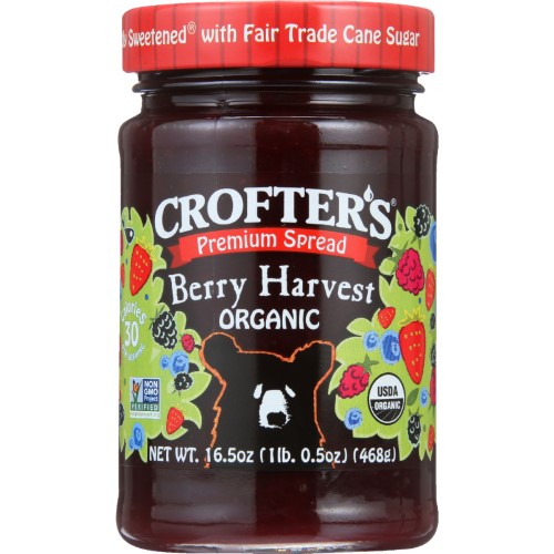 Crofters Organic Spread Premium Harvest Berry; 16.5 Ounces; 6 Per Case - High Mart Wholesale