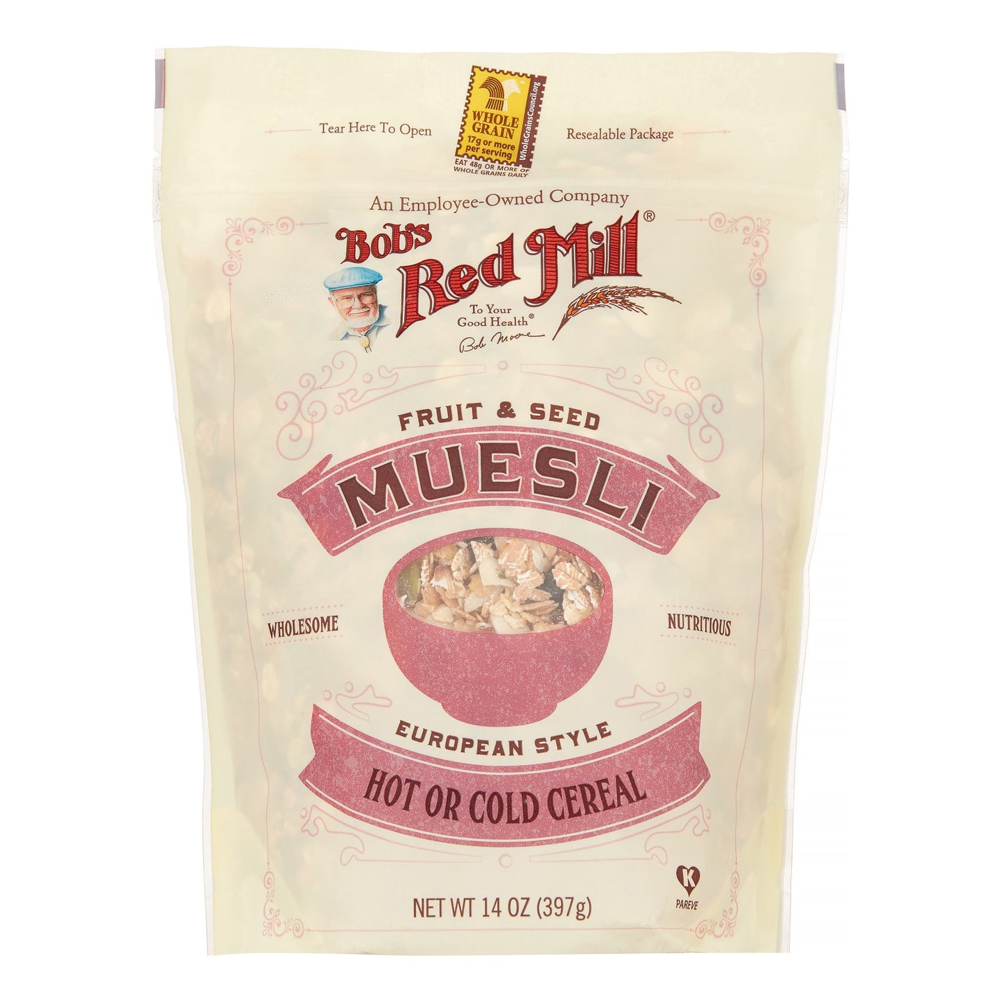 Bob's Red Mill Natural Foods Inc Fruit & Seed Muesli; 14 Ounces; 4 Per Case