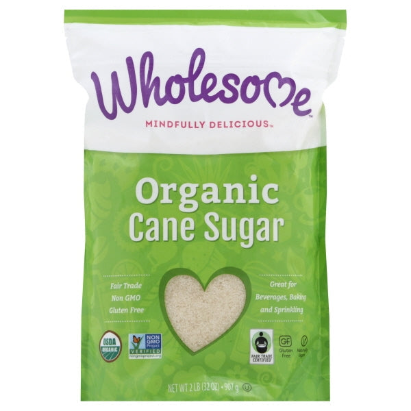 Wholesome Sweetener Sugar Organic; 2 Pounds; 12 Per Case