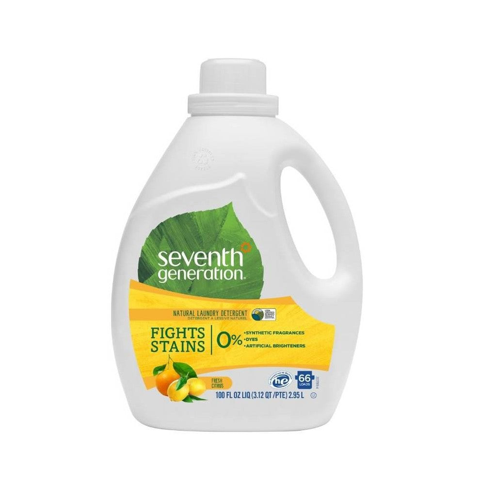 Seventh Generation Detergent 2X Concentrate Citrus Breeze; 2.95 Liter; 4 Per Case - High Mart Wholesale