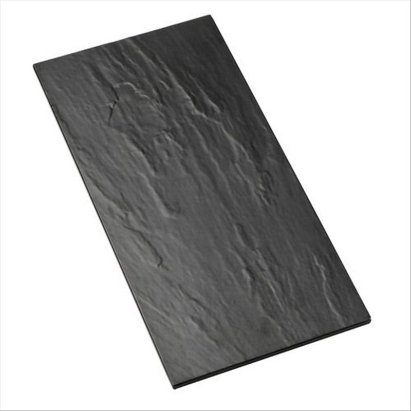 American Metalcraft 18 Inch Melamine Faux Slate Tray; 1 Each - High Mart Wholesale