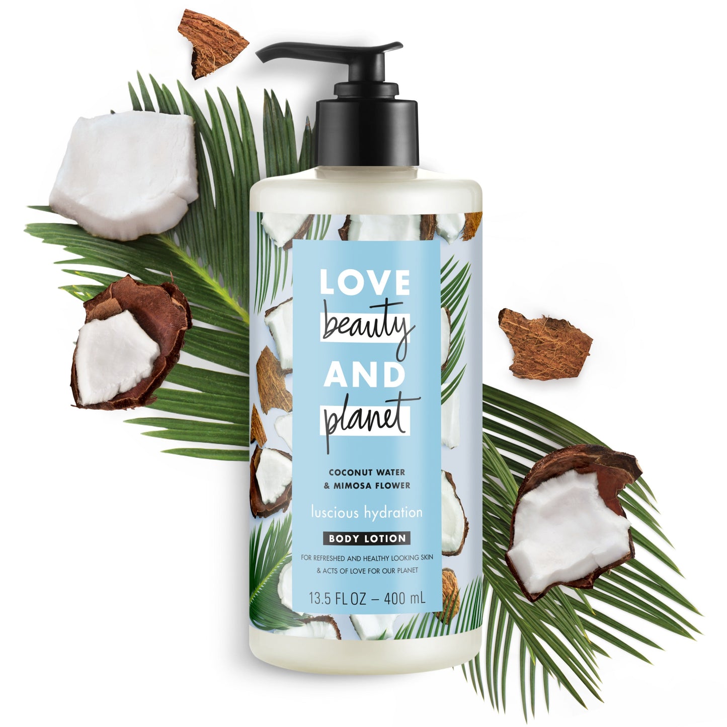 Love Beauty & Planet Coconut Water And Mimosa Flower Lotion; 13.5 Fluid Ounce; 4 Per Case - High Mart Wholesale