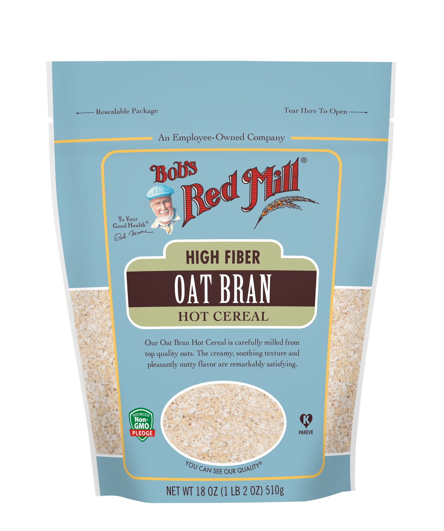Bob's Red Mill Natural Foods Inc Oat Bran; 18 Ounces; 4 Per Case
