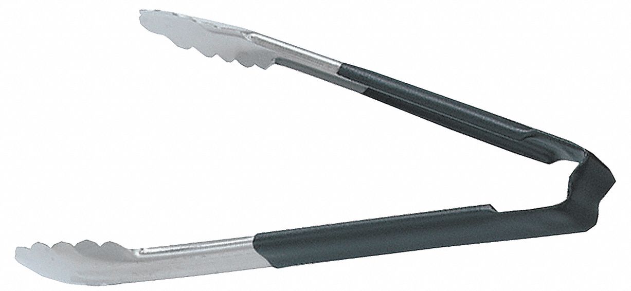 Vollrath Kool Touch Black Handle Tong; 1 Each