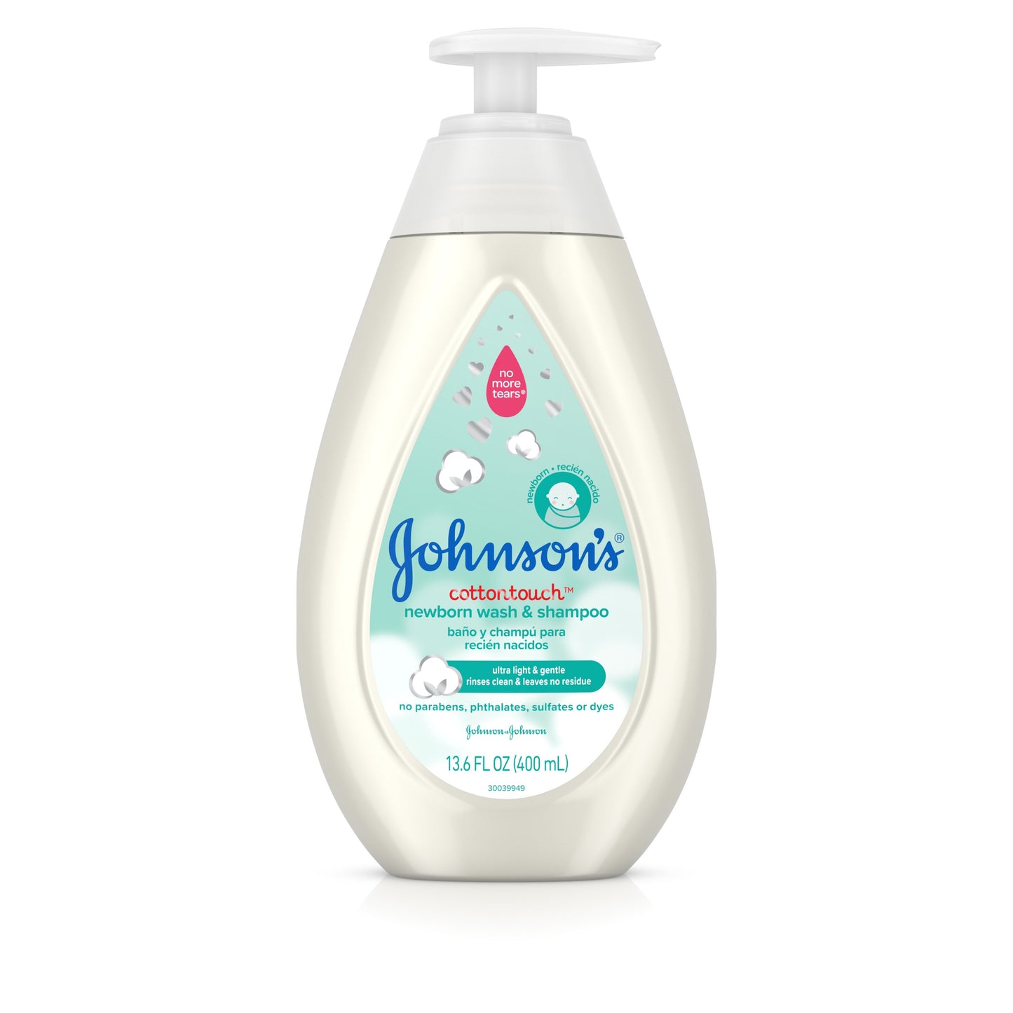 Johnson's Baby Cottontouch 2-In-1 Wash; 13.6 Fluid Ounces; 3 Per Box; 8 Per Case