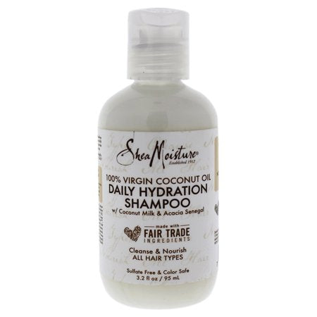 Shea Moisture Shampoo 100% Virgin Coconut Oil; 3.2 Fluid Ounce; 4 Per Box; 6 Per Case - High Mart Wholesale
