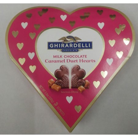 Ghirardelli Valentine's Day Small Heart Gift; 3.5 Ounces; 12 Per Case - High Mart Wholesale