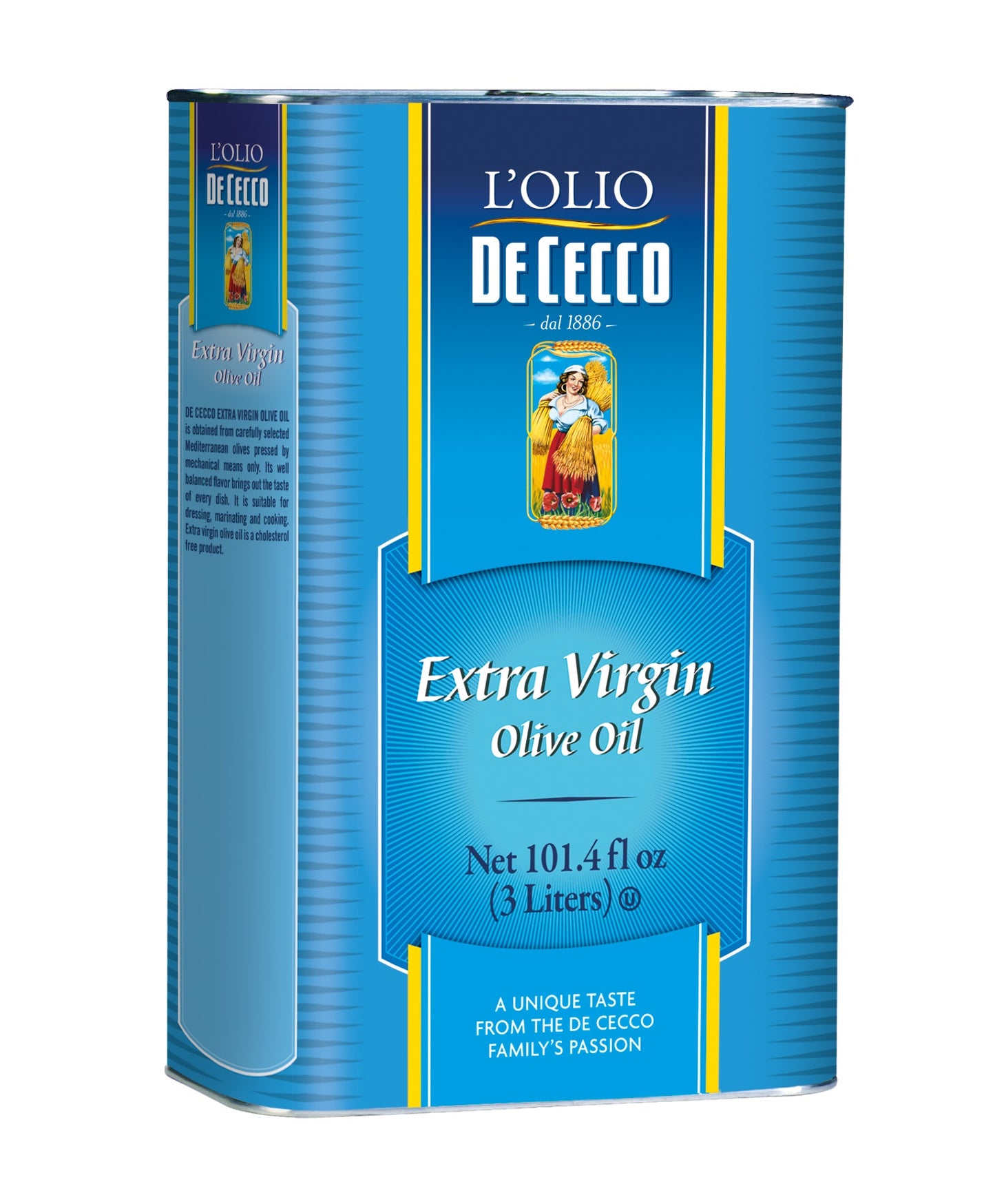 De Cecco Extra Virgin Olive Oil; 101.4 Fluid Ounces; 4 Per Case