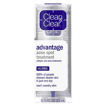 Clean & Clear Advantage Acne Spot Treatment; 0.75 Fluid Ounces; 6 Per Box; 4 Per Case - High Mart Wholesale