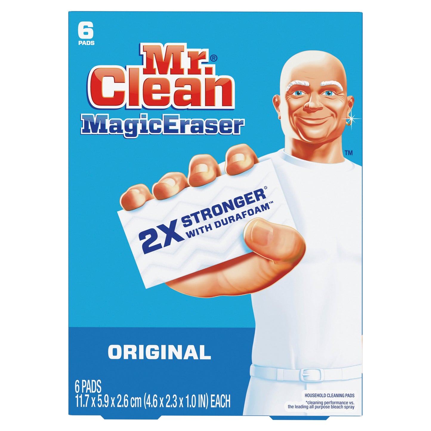 Mr. Clean Magic Eraser Original; 6 Count; 6 Per Case