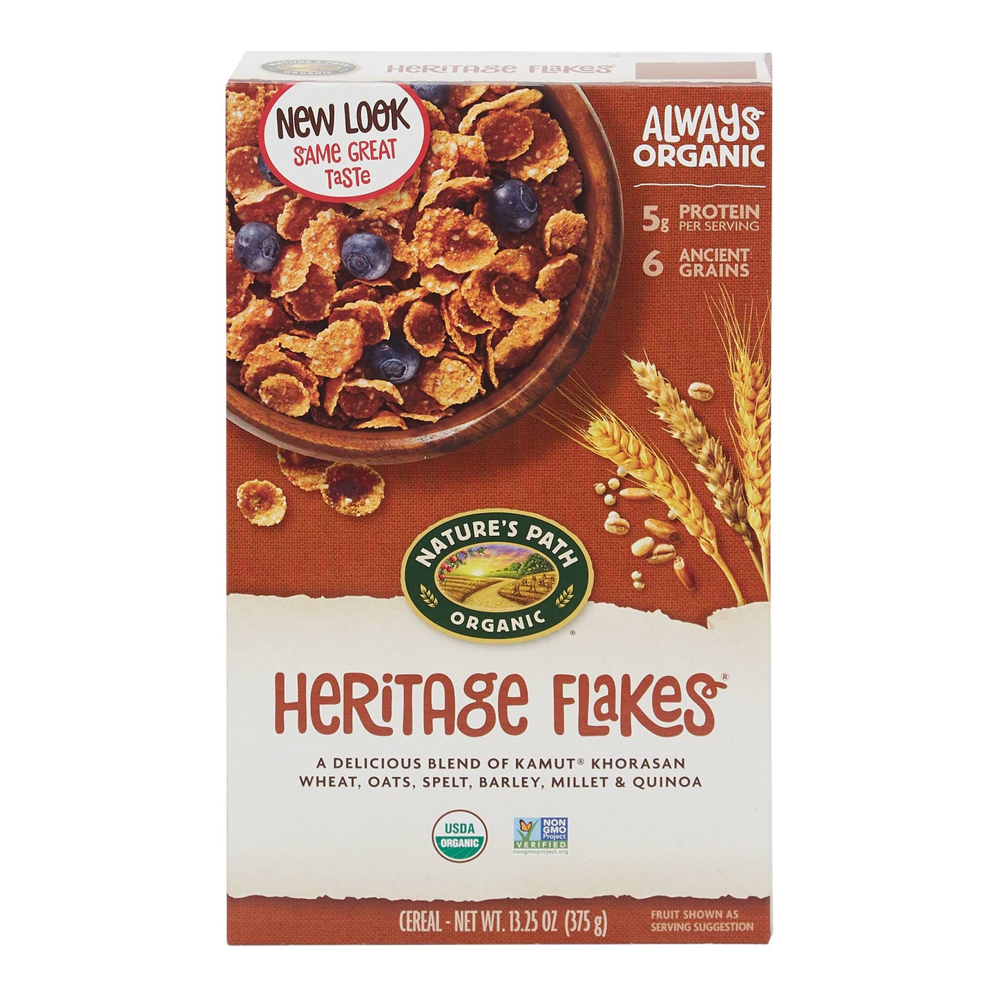 Nature's Path Heritage Flakes Cereal; 13.25 Ounces; 12 Per Case - High Mart Wholesale