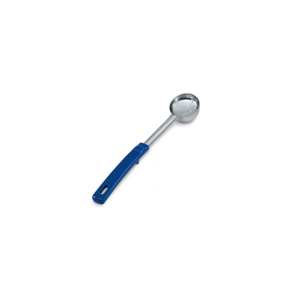 Vollrath Perforated Spoodle Stainless Steel Grip & Serve 2 Ounce Blue; 12 Each; 1 Per Case