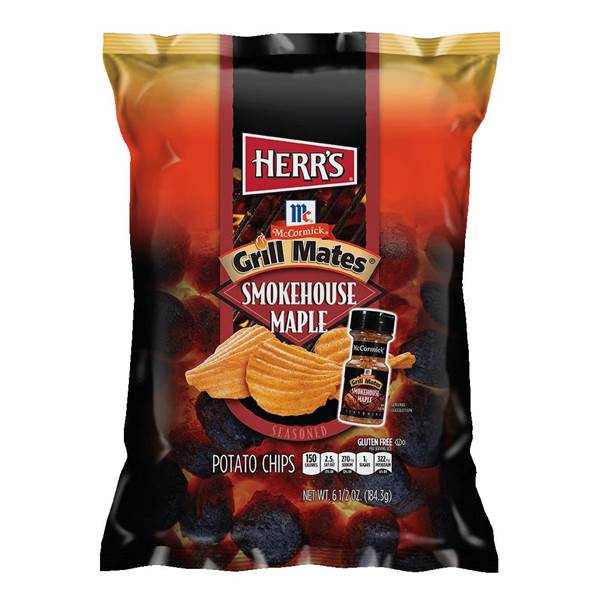 Herr Foods Inc Grill Mates Smokehouse Maple Chip; 6.5 Ounces; 12 Per Case - High Mart Wholesale