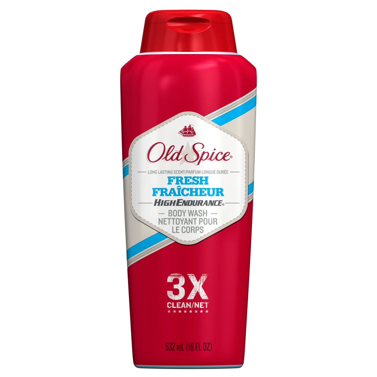 Old Spice Bdwa High Endurance Fresh; 18 Fluid Ounce; 4 Per Case