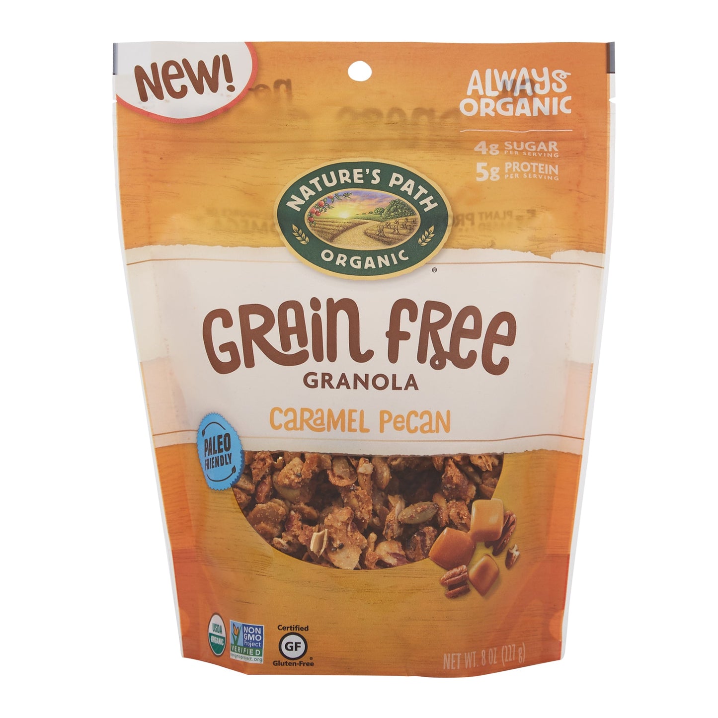 Nature's Path Caramel Pecan Granola Grain Free; 8 Ounces; 6 Per Case - High Mart Wholesale