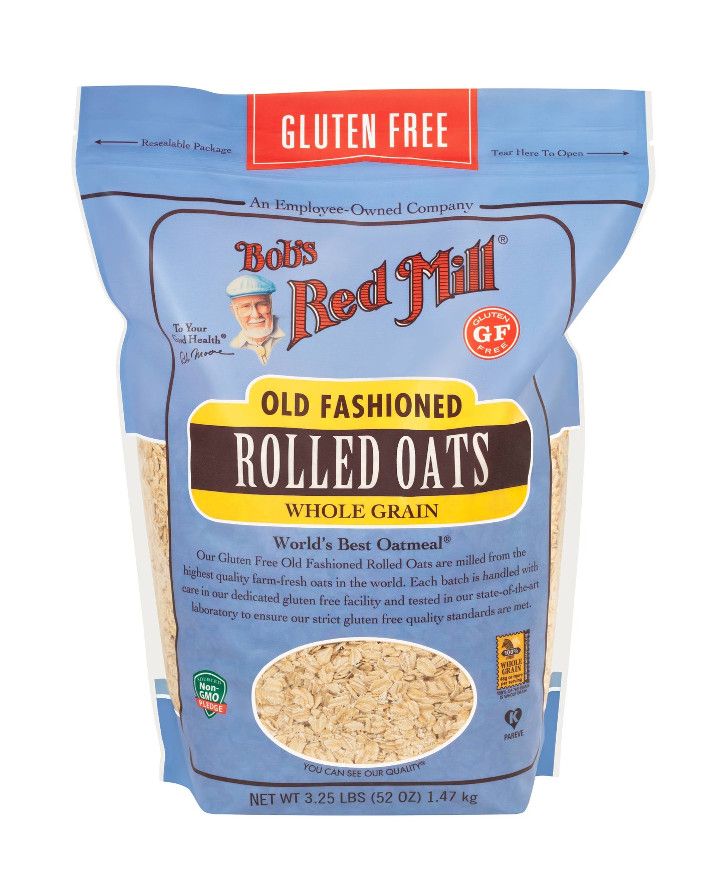 Bob's Red Mill Natural Foods Inc Oats Rolled Old Fashioned Gluten Free; 52 Ounces; 4 Per Case