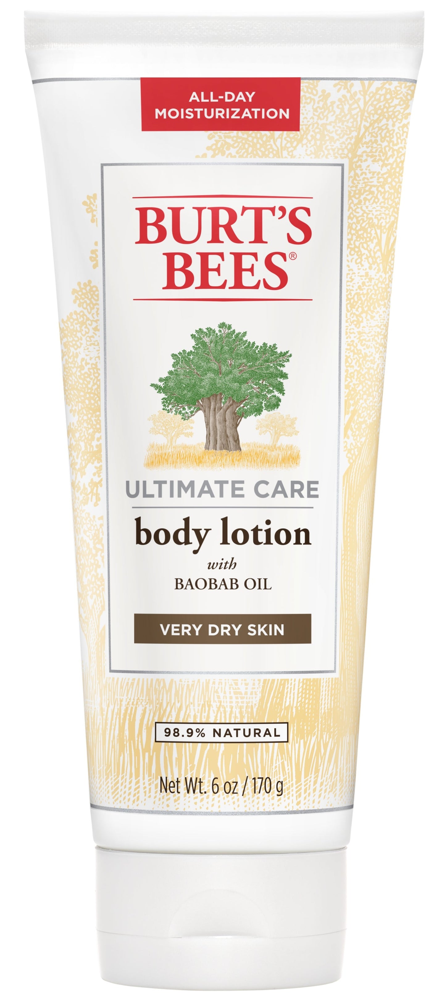 Burt's Bees Ultimate Beauty Care Body Lotion; 6 Ounces; 3 Per Box; 6 Per Case