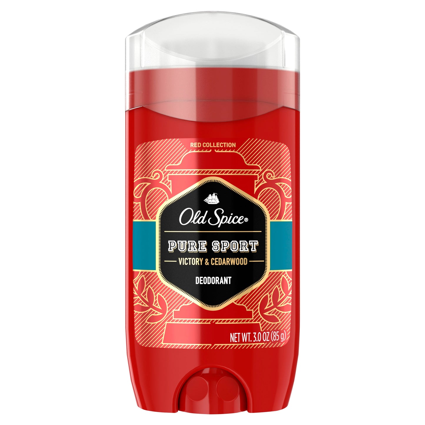 Old Spice Deodorant Red Zone Pure Sport; 3 Ounce; 3 Per Box; 4 Per Case