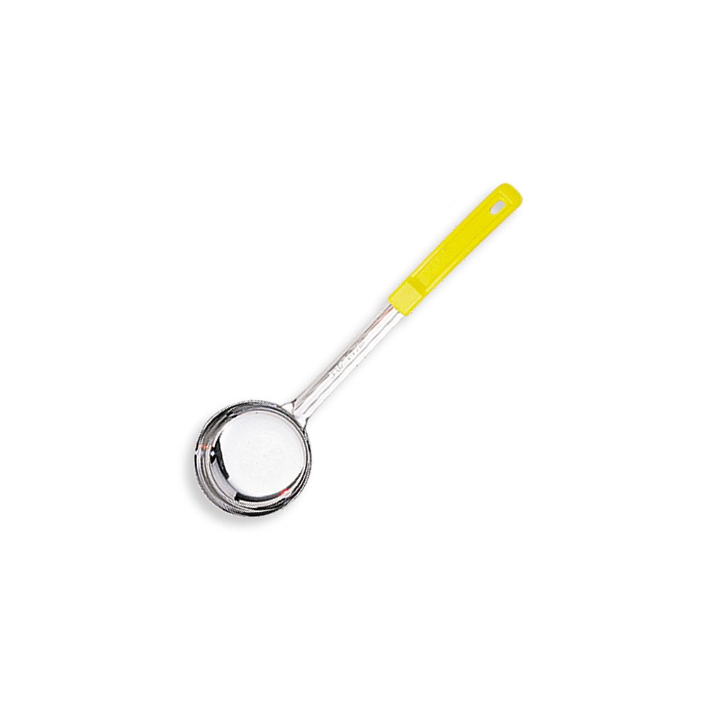 American Metalcraft Spooner; Solid 5Oz 3-1/2"Dia Yellow Handle 10-3/4"; 1 Each; 12 Per Case - High Mart Wholesale