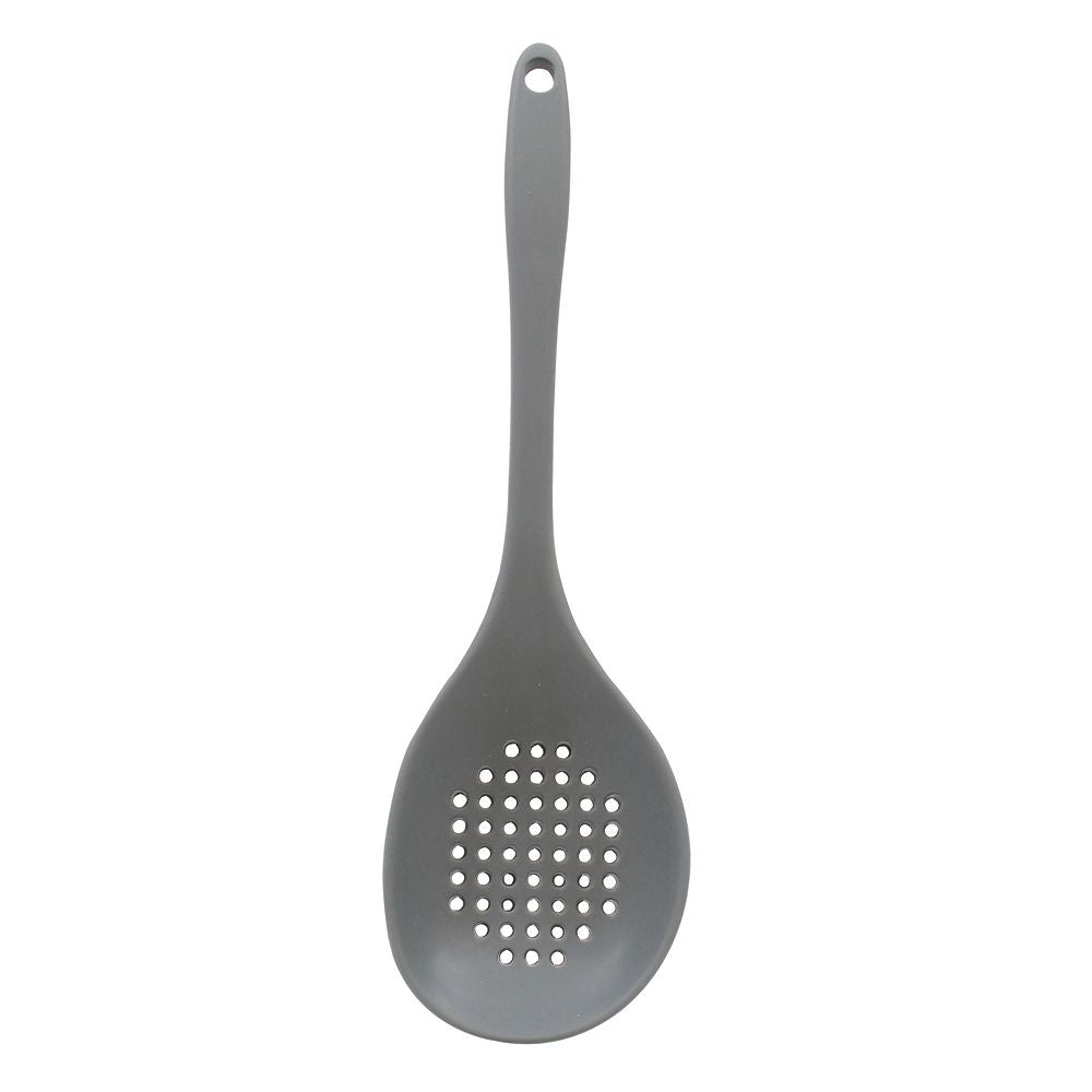 Tablecraft Perforated Spoon Silicone 13.5 Inches Gray; 1 Each - High Mart Wholesale