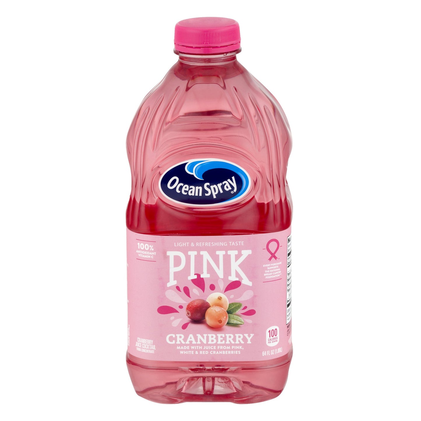 Ocean Spray Pink Cranberry Juice; 64 Fluid Ounce; 8 Per Case
