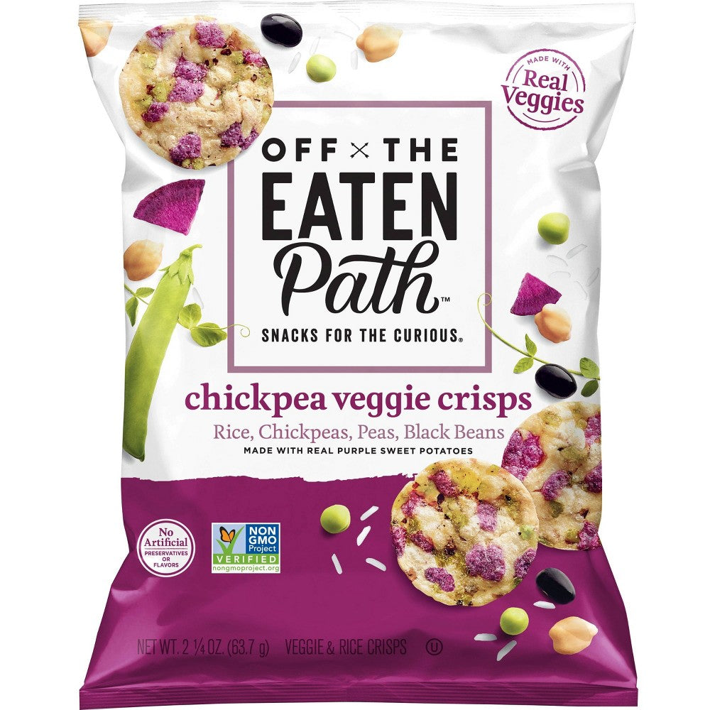 Off The Eaten Path Chickpea Veggie Crisps With Pepper; 2.25 Ounces; 24 Per Case