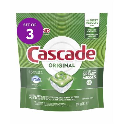 Cascade Dishwashing Liquid And Powder Fresh Scent; 8.1 Ounce; 5 Per Case