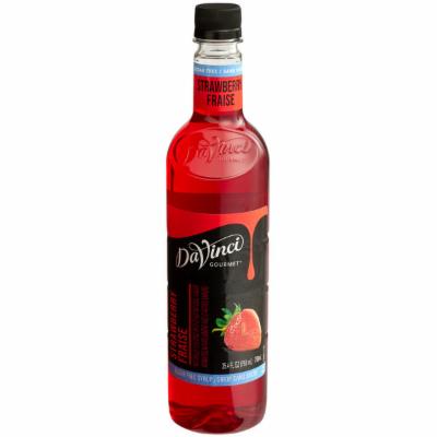 Davinci Gourmet Syrup Sugar Free Strawberry; 750 Milileter; 4 Per Case - High Mart Wholesale