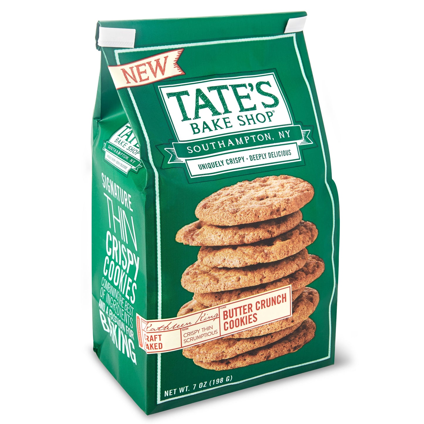 Tate's Bake Shop Butter Crunch Cookies; 7 Ounces; 6 Per Case - High Mart Wholesale