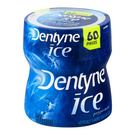 Dentyne Ice Gum Peppermint Bottle; 0.041 Pound; 6 Per Box; 4 Per Case