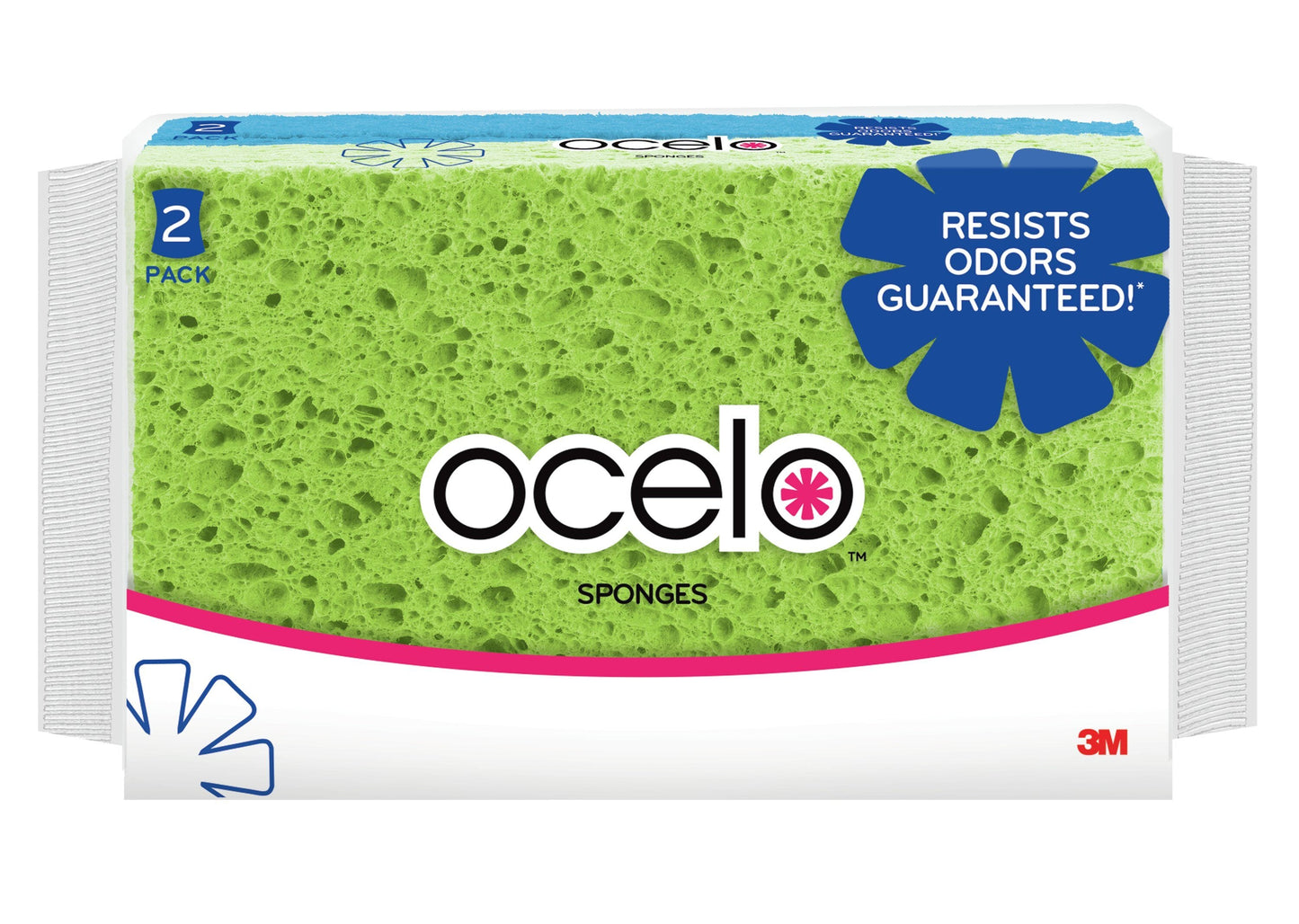 Scotch Brite Ocello Sponge 2 Pack; 2 Count - High Mart Wholesale
