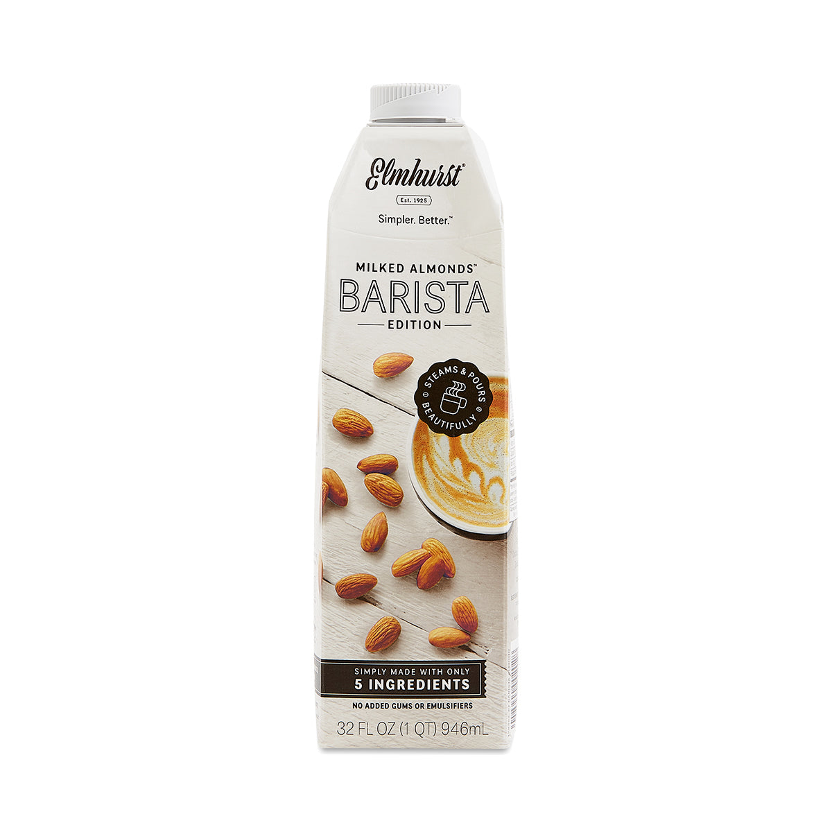 Elmhurst Milked Milked Almond Barista; 32 Fluid Ounces; 6 Per Case