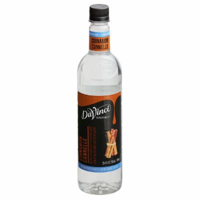 Davinci Gourmet Gourmet Sugar Free Cinnamon Syrup; 750 Milileter; 4 Per Case - High Mart Wholesale
