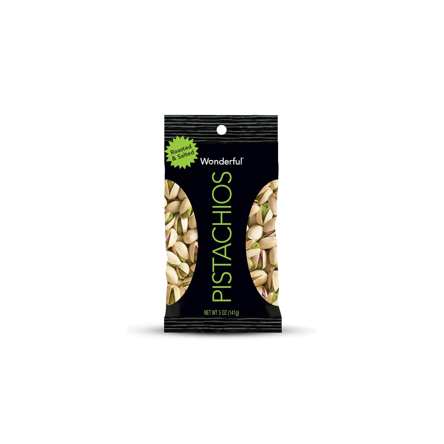Wonderful Pistachios Roasted & Salted Pistachio; 5 Ounces; 8 Per Box; 3 Per Case