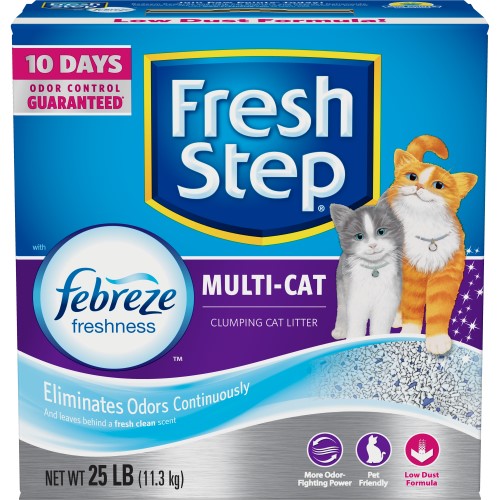 Fresh Step Multi Cat Scented Cat Litter; 25 Pounds; 1 Per Case - High Mart Wholesale