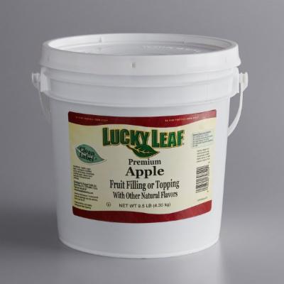 Lucky Leaf Premium Apple Filling & Topping No Hfcs; Clean Label; 9.5 Pounds; 2 Per Case