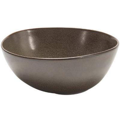 Front Of The House- Foh 6 Inch Round Kiln Bowl Mocha; 12 Each; 1 Per Case - High Mart Wholesale