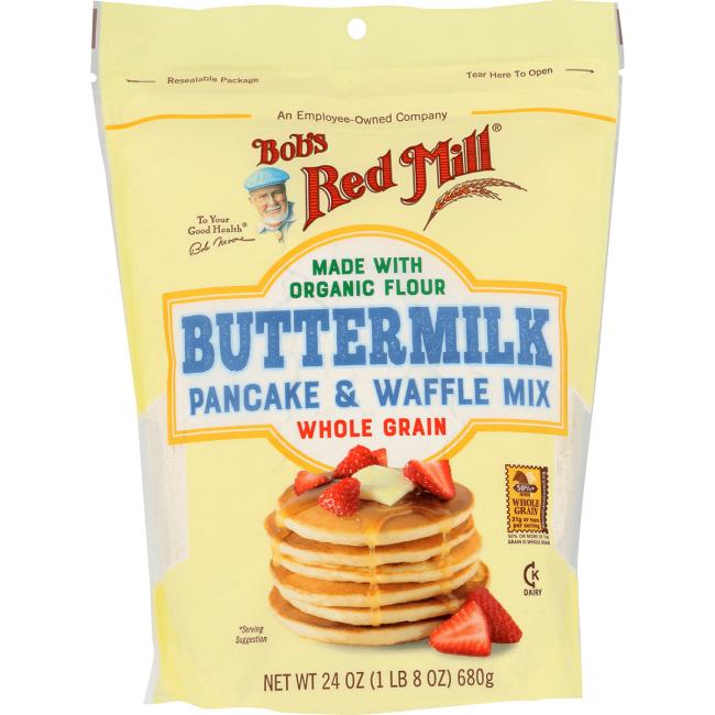 Bob's Red Mill Natural Foods Inc Buttermilk Pancake And Waffle Mix; 24 Ounces; 4 Per Case