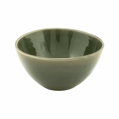 Front Of The House Kiln Bowl 7 Ounce Leek; 12 Each; 1 Per Case - High Mart Wholesale
