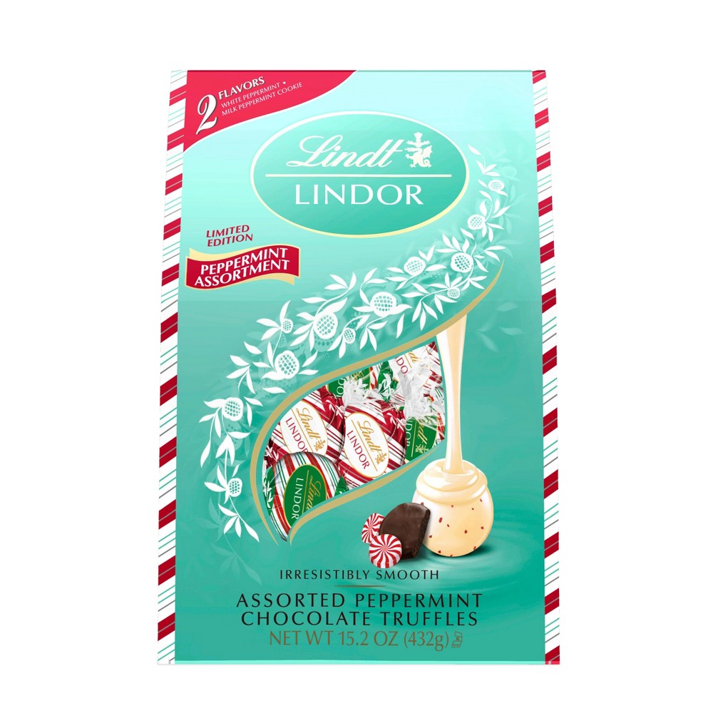 Lindt & Sprungli (Usa) Inc Holiday Lindor Peppermint Duo; 15.2 Ounce; 8 Per Case