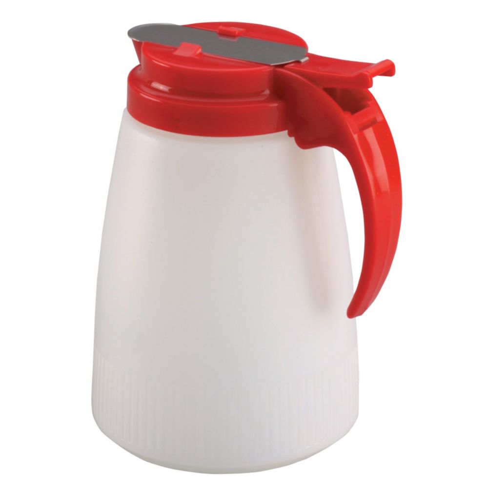 Vollrath Jar 32 Ounce Server Red Top; 6 Each; 1 Per Case