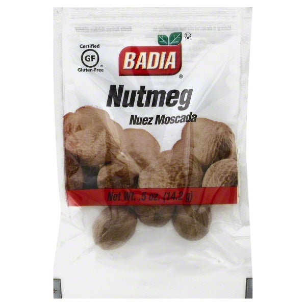 Badia Nutmeg Whole; 0.5 Ounces; 12 Per Box; 48 Per Case