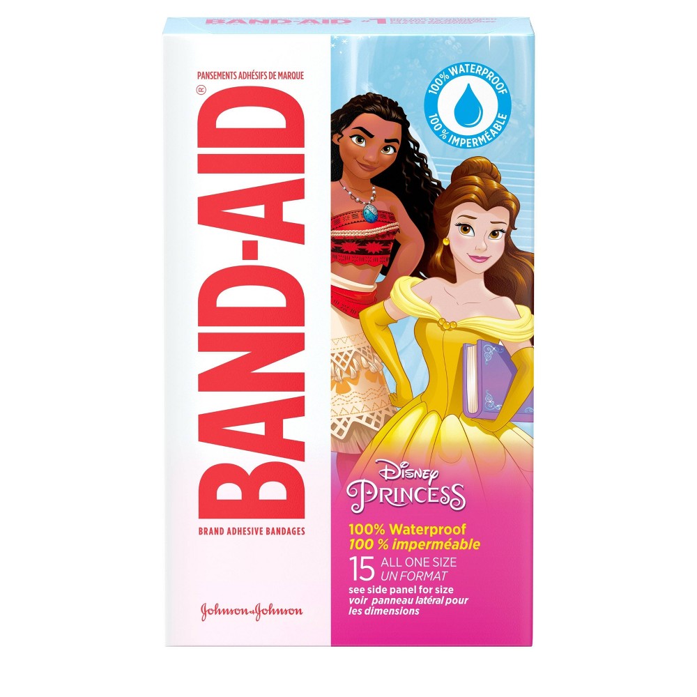 Band Aid Princess Waterproof 15Ct; 15 Count; 6 Per Box; 4 Per Case - High Mart Wholesale