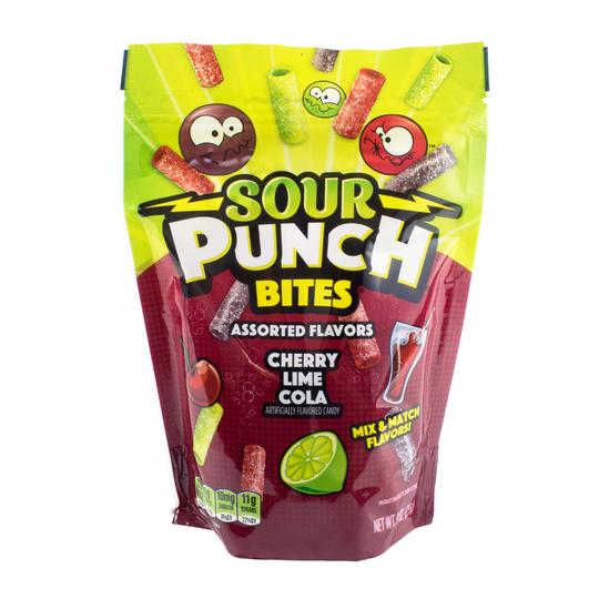 Sour Punch Bites Assorted Flavors; 3.7 Ounces; 12 Per Case - High Mart Wholesale