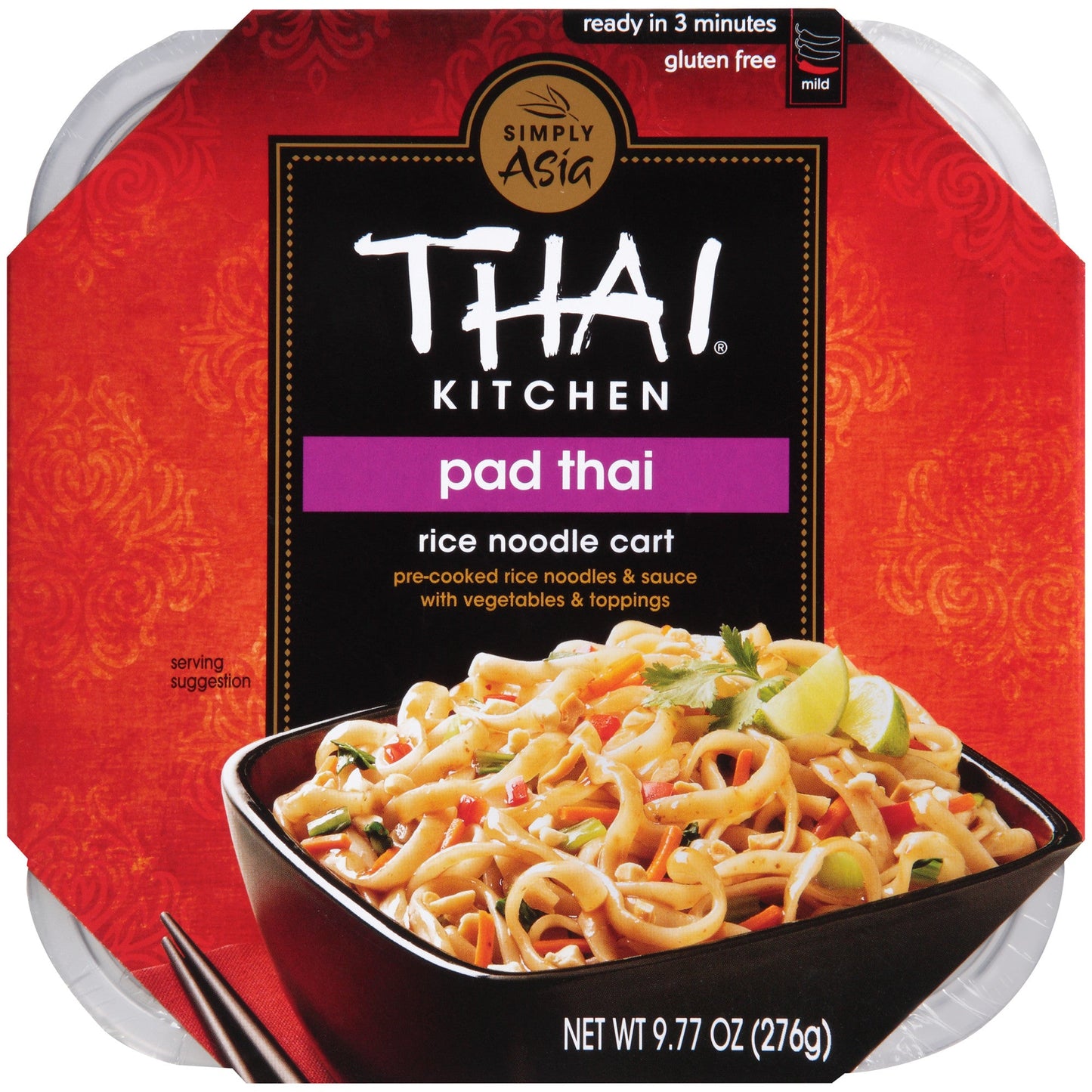 Thai Kitchen Pad Thai Rice Noodle Cart; 9.77 Ounces; 6 Per Case - High Mart Wholesale