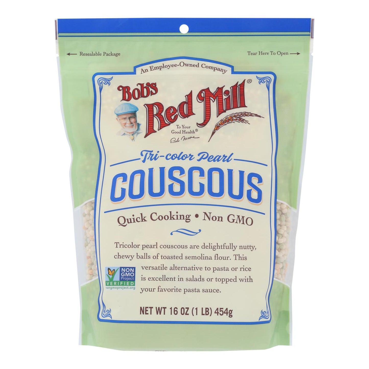 Bob's Red Mill Natural Foods Inc Couscous Tri-Color Pearl; 16 Ounces; 4 Per Case